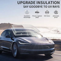 HIGHCOOL - Película Solar de PET para Ventanas de Auto, Ultra HD, 1.52*30M, Anti-Rayones, Protección UV, Privacidad, Tono Carbón, Muestra Gratis
