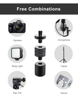 Pièces métalliques personnalisées : Support de téléphone, Vis de conversion 1/4, Accessoires adaptateur caméra 5/8 femelle vers 3/8 mâle, Vis métalliques pour machines