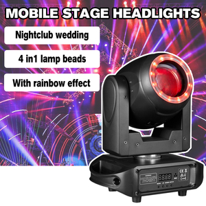 Haz De Luz De Escenario Luz De Cabeza Móvil Multicolor 80W Luz De Escenario Con Efecto Arco Iris Lumires De <span class=keywords><strong>Scne</strong></span> - Product Image 2