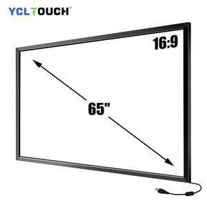<strong>Black</strong> <strong>Touch</strong> 40 Points 65 Inch Multi Infrared USB Interface New for Business <strong>Touch</strong> Screen Frame Overlay Kits - Product Image 1