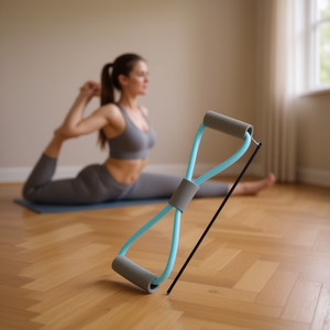 Bandas de Ejercicio en Forma de 8 de Color Azul Claro con Alta Resistencia para Entrenamiento Físico - Product Image 2