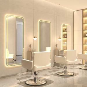 Espejo de Maquillaje de Pared de Alta Calidad para Salón de Belleza con LED, Espejo para Peluquería, Precio al por Mayor, Muebles de Salón - Product Image 3