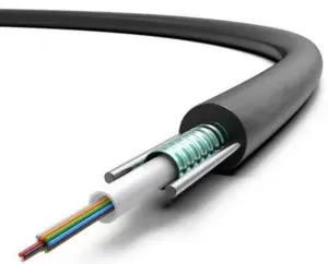 Cable de fibra óptica de 6 fibras modelo único multimodo para exteriores GYXTW GYXTW53