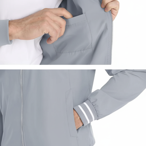 Chaqueta Bomber de Satén Barata al por Mayor, Chaqueta Acolchada de Béisbol con Logotipo Personalizado, Chaqueta Bomber con Cuello Alto para Hombre - Product Image 1