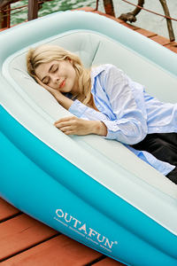 OUTAFUN توافد PVC محمولة قابلة للنفخ أريكة مريحة قابلة للنفخ للتخييم في الهواء الطلق - Product Image 3