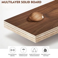Table à manger multifonctionnelle moderne extensible avec armoire de rangement, chaises pliantes dissimulées, plateau en bois massif et ardoise, table télescopique