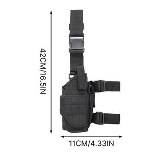 Enkelbeen pistoolholster, dijbeen-gemonteerde tactische handvuurwapendrager, draagbare uitrustingstas voor outdoor-enthousiasten, beenrig - Product Image 6