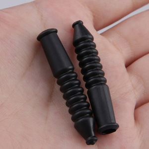 Guía de cable para frenos V-Brake de bicicleta con cubierta de goma antipolvo, protector de cable de freno, piezas para frenos V-Brake de bicicleta - Product Image 2