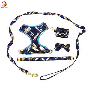 Harnais pour animaux de compagnie en velours tendance 2025 avec motif à carreaux, doux, confortable, résistant et durable - Product Image 5