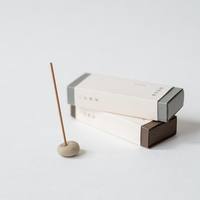 Porte-encens en céramique fait main BECORA, support d'encens japonais miniature, style minimaliste, cadeau souvenir haut de gamme