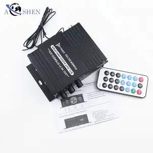 Aoshen الجملة 2 قناة 20W 20W فئة ab سيارة الصوت مضخمات الطاقة ايفي البسيطة blutooth الفرعية 12v مكبر للصوت ل المسرح المنزلي