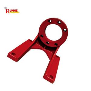 कच्चा लोहा हाइड्रोलिक पंप ब्रैकेट श्रृंखला मोटर ब्रैकेट एल-आकार ब्रैकेट - Product Image 1