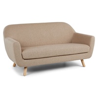 Canapé 3 places de style moderne et minimaliste, en tissu éponge de haute qualité, personnalisable, idéal pour les villas - Vente chaude