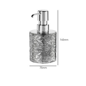 Dispensador de Jabón Líquido Recargable de Plástico de Lujo Ligero de 300 ml y 500 ml, Botellas para Limpiador Facial, Loción Corporal V5, para el Hogar y Hoteles - Product Image 1