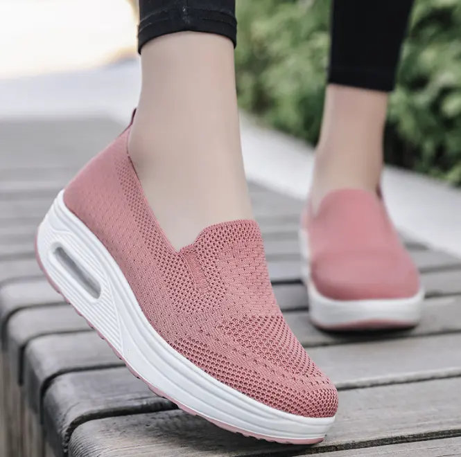 cy11438a Wholesale china shoes women flat fashionable lady casual shoes plus size 40