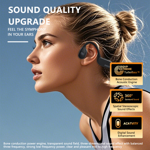Auriculares de Conducción Ósea TAN5609, Inalámbricos, Resistentes al Agua IP66, Deportivos, 5.2, Reducción de Ruido, Micrófono Dual - Product Image 2