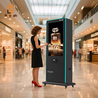 Distributeur automatique intelligent avec vérification de l'âge 21+, écran tactile 43 pouces, sur pied
