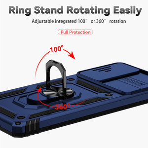 LeYi Cover posteriore Mobile con cursore supporto per anello di protezione per fotocamera custodia antiurto per telefono armatura per <span class=keywords><strong>Samsung</strong></span> s22 ultra A52 <span class=keywords><strong>A72</strong></span> 5G - Product Image 6