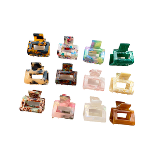 Pinzas para el Pelo Dowell de Acetato de 3.5CM Mini y Adorables para Mujeres y Niñas con Diseño Cuadrado para Decoración del Cabello al por Mayor - Product Image 5