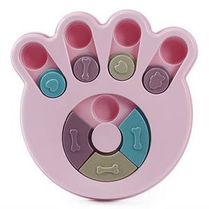 <span class=keywords><strong>Paw</strong></span> bentuk mangkuk pemberi makan lambat, Dispenser makanan Puzzle interaktif untuk anjing & kucing, mainan makan hewan peliharaan bebas BPA - Product Image 3