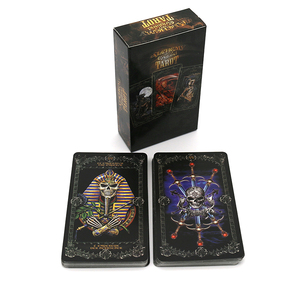 Impression de jeux de cartes personnalisés, 78 cartes de tarot, les cartes de tarot de la sorcière pour débutants - Product Image 1