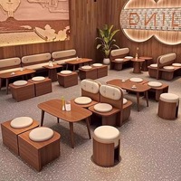 Canapés de restaurant en bois modernes et durables pour la restauration hôtelière - Mobilier commercial écologique