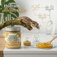 Poudre de purée d'insectes pour geckos et petits lézards, faible MOQ, suppléments pour reptiles en vrac, emballage personnalisé, directement de l'usine OEM