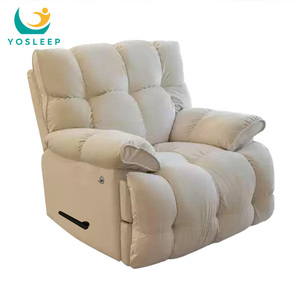 2025 Offre Spéciale loisirs fauteuils de détente canapé chaise tissu simple inclinable canapé à bascule simple paresseux pivotant inclinable canapé nordique - Product Image 2
