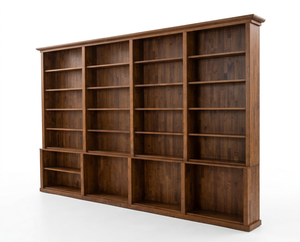 Ensemble d'étagères modulaires élégantes en bois de pin massif et structure KD pour les cartes de places de mariage et la planification d'événements - Product Image 3