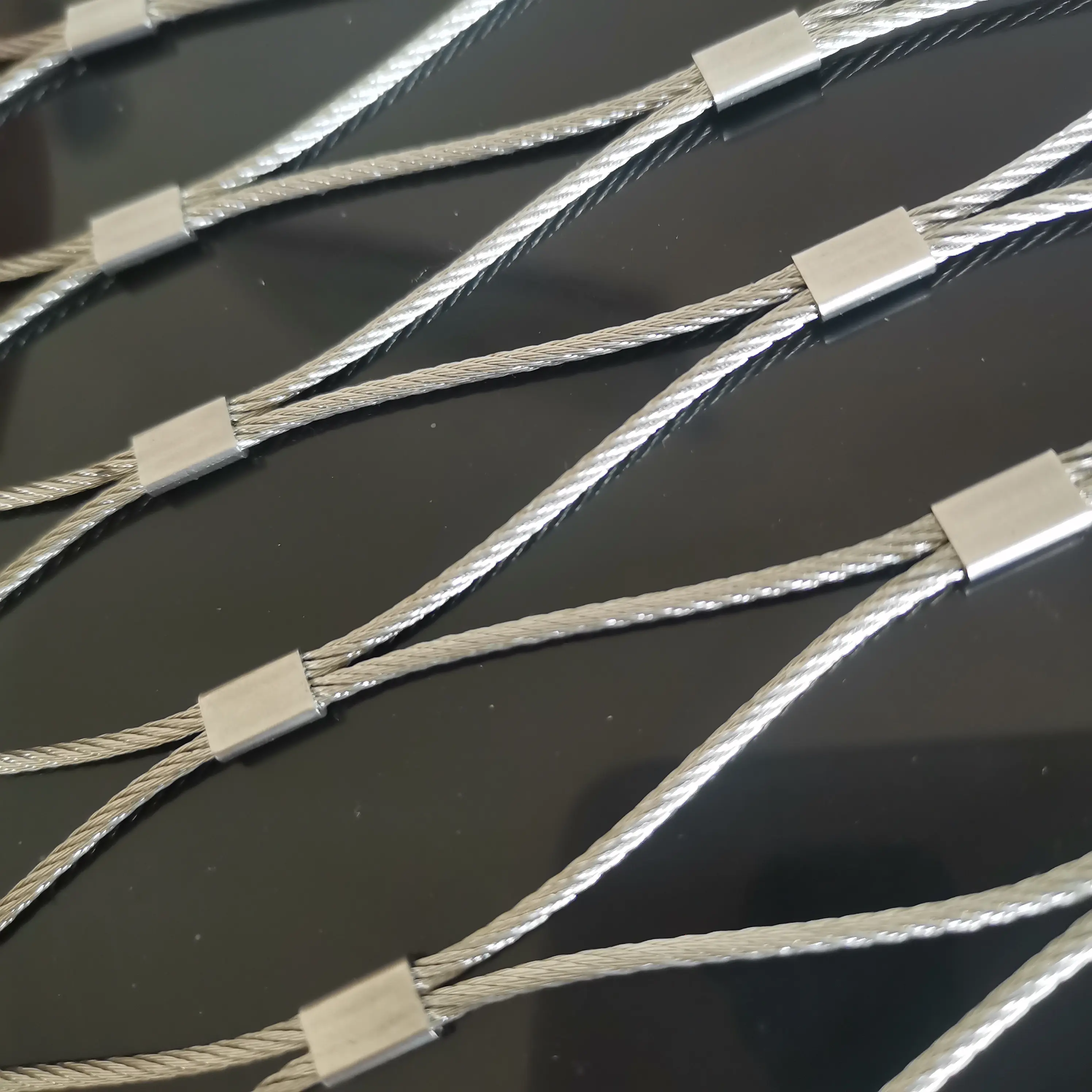 Câble métallique flexible en acier inoxydable de 3,5 m, filet de mailles pour clôture de zoo, oiseau aérienne