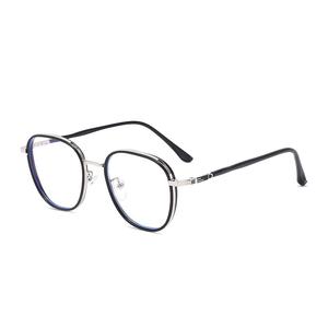 Nouveau influenceur de mode Instagram de qualité supérieure le même miroir de lumière plate pour hommes Anti-rayonnement avec cadre de myopie TR90 Anti-bleu - Product Image 3