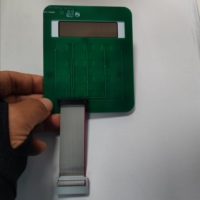 Teclados Retroiluminados para Montaje en Panel, Teclado Industrial a Prueba de Agua con Botones de Interruptor, Dimensiones de Teclado para Gasolinera M07689B002