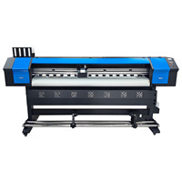 Imprimante jet d'encre éco-solvant Baiyin 1,8 m à tête unique XP600/I1600E1/I3200E1, haute vitesse automatique 9600 dpi, neuve, garantie 1 an