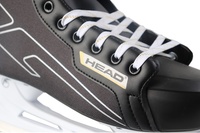 Chaussures de hockey sur glace en ligne personnalisées HEAD, lame en acier inoxydable, pour hommes, hiver, dessus en PVC noir, doublure en coton PU