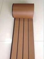 Tapis de sol moderne et lisse pour yacht, en PVC multicouche, imitation bois, imperméable, résistant à l'humidité, antidérapant, résistant à l'usure, pour pont de bateau, système de fixation double clic