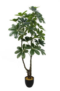 Arbre à argent artificiel de 150 cm, <span class=keywords><strong>plante</strong></span> artificielle réaliste de type bonsaï pour la décoration de la <span class=keywords><strong>maison</strong></span>, du bureau, de l'hôtel et arbre <span class=keywords><strong>porte</strong></span>-<span class=keywords><strong>bonheur</strong></span> réaliste et complet - Product Image 5