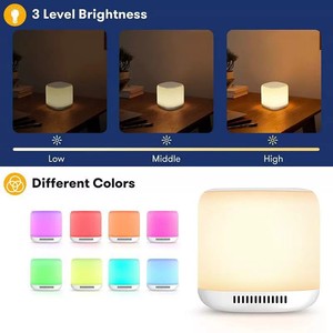 Máquina de ruido blanco inteligente portátil para bebés y niños, con control de brillo de luz mediante la aplicación Bluetooth Tuya, para dormir por la noche, con sonido saludable. - Product Image 5