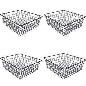 Mutfak gıda japon tarzı paslanmaz çelik depolama sepeti kaynaklı demir depolama sepeti, - Product Image 5
