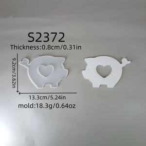 Molde de Silicona para Resina Hecho a Mano, Estilo DIY, Adornos Decorativos y Herramientas para Pasteles, Molde de Yeso para Resina - Product Image 4