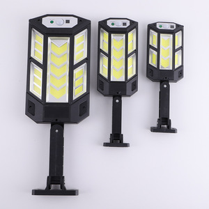 Lampe murale solaire d'extérieur 5W, lumière LED étanche avec capteur de mouvement pour l'éclairage de la cour et des rues - Product Image 2