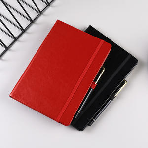Customized Stock Strap Notebook Custom Hardcover Simple <b>A5</b> <b>Notepad</b> Student Diary Pu Meeting Record Book - Product Image 1