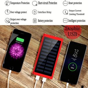 Ultra Thin Solar Power Bank 20000mah 10000mah USB Solar Panel for Phones USB Portable Charger - Product Image 3