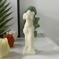 Bougie de soja parfumé en pot pour femmes, étiquette privée, personnalisée, meilleur vente, déesse de Venus, femme
