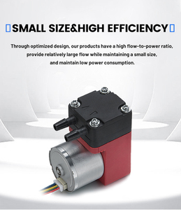 Điện Micro bơm chân không 24V DC dầu miễn phí mini bơm màng 2L/min y tế hóa chất lấy mẫu máy bơm không khí - Product Image 3