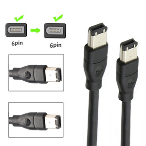 Câble de transfert Firewire 1394 6P à 6P, 400 Mbps, blindé en PVC, en matériau écologique, souple et résistant à l'usure, pour ordinateur - Product Image 1