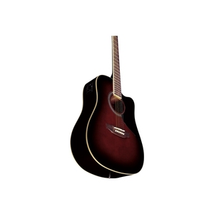 GUITARRAS EKO-CW Eq Red Sunburst, Guitarra Acústica con Tapa de Abeto, Mástil de Okoume, Diapasón de Roupana Sudamericana, Fondo y Lados de Linden - Product Image 4