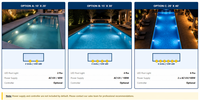 Projecteur LED RGB 12V sans niche Pentair pour piscine, étanche IP68, avec interrupteur marche/arrêt, câble personnalisé et télécommande dimmable