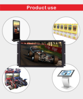 Neuer 21,5-Zoll Open Frame/VESA Gaming-Monitor 1920x1080 60Hz 16:9 Digital Signage Kapazitiver Touchscreen für Arcade-Spielautomaten