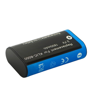Batterie de remplacement Li-ion pour appareil photo Kodak KLIC-8000, 3.7V, 1800mAh, compatible avec les appareils photo numériques EasyShare Z812 Z1012 Z712 - Product Image 3