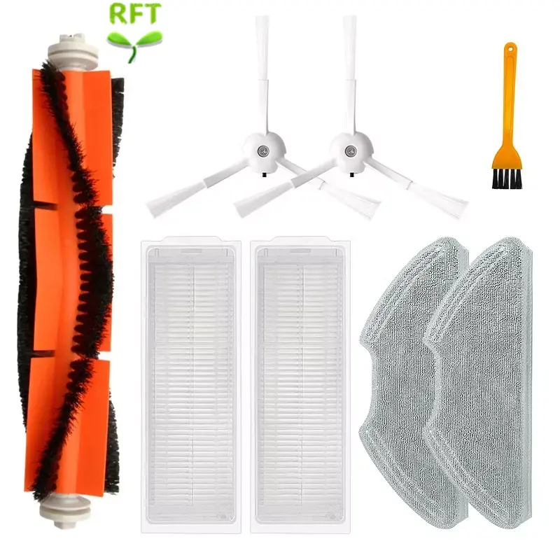 Haupt bürste Hepa Filter Mop Stoff Seiten bürste Kits für Xiaomi Mi Roboter Vakuum Mop 2 Pro Lite MJST1S Roboter Staubsauger Zubehör